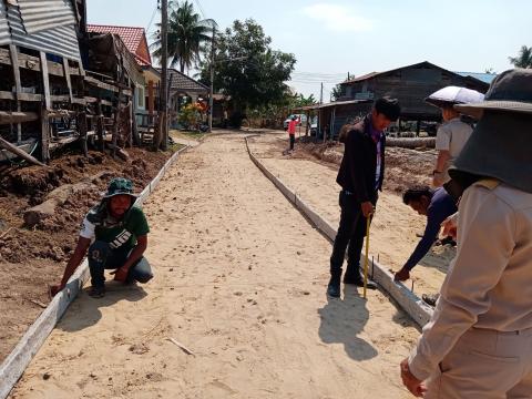โครงการปรับปรุงถนน คสล.พร้อมขยายถนน คสล.หมู่ 9 บ้านหนองกก