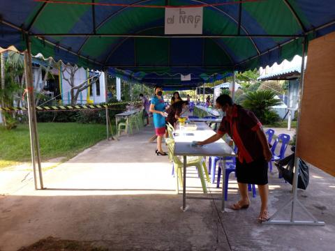การเตรียมสถานที่เลือกตั้ง