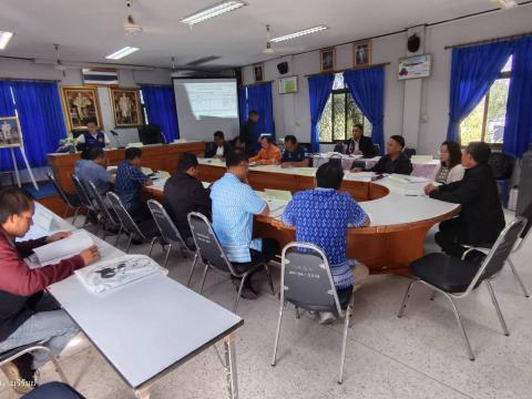 การประชุมคณะกรรมการประสานแผนพัฒนาท้องถิ่นอำเภอห้วยราช