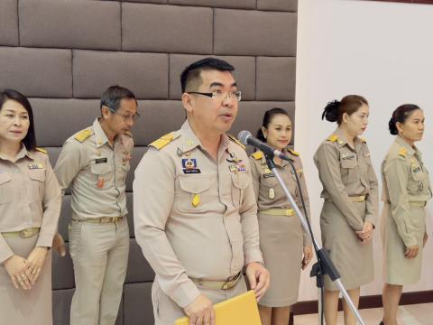 การรับมอบเกียรติบัตรองค์กรปกครองส่วนท้องถิ่นที่มีการรณรงค์ประชาสัมพันธ์การเลือกตั้งเป็นไปตามเป้าหมายของ กกต.