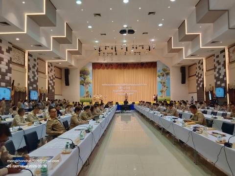 การรับมอบเกียรติบัตรองค์กรปกครองส่วนท้องถิ่นที่มีการรณรงค์ประชาสัมพันธ์การเลือกตั้งเป็นไปตามเป้าหมายของ กกต.