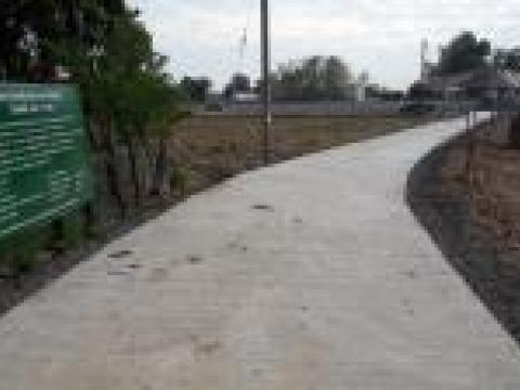 โครงการก่อสร้างถนนคอนกรีตเสริมเหล็กหมู่ที่ 7 สายบ้านนายบุญเหลือ