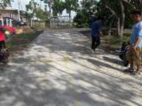 โครงการก่อสร้างถนนคอนกรีตเสริมเหล็กหมู่ที่ 2 สายบ้านนางบุปผา - บ