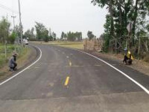 โครงการก่อสร้างถนนแอสฟัลติกคอนกรีตสายบ้านตะโก - ทางรถไฟ
