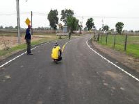 โครงการก่อสร้างถนนแอสฟัลติกคอนกรีตสายบ้านตะโก - ทางรถไฟ