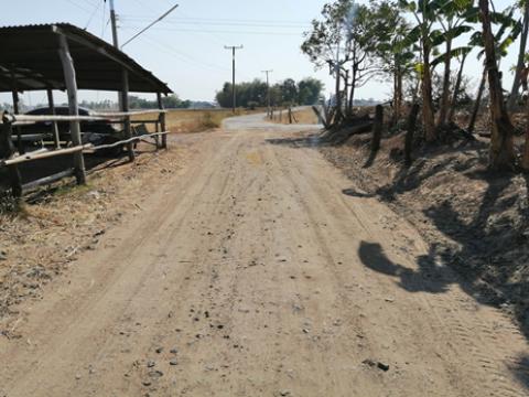 ก่อสร้างถนนคสล.บ้านปรือเวง หมู่ที่6สายบ้านปรือเวง – ทางรถไฟ