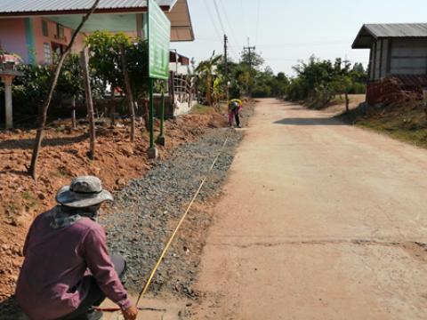 วางท่อระบายน้ำ บ้านโสน หมู่ที่ 2 จากบ้านนายชู - บ้านนายอิม