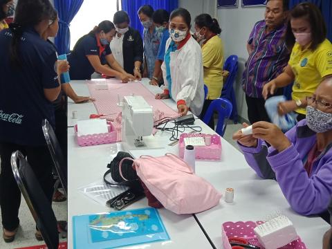โครงการอบรมเชิงปฏิบัติการให้ความรู้การป้องกันโรคโคโลนาไวรัส (COV