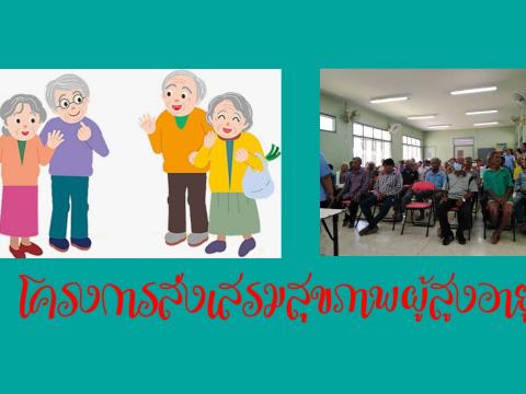 โครงการส่งเสริมสุขภาพผู้สูงอายุ ผู้พิการโดยภาคีเครือข่ายสุขภาพ