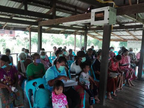 โครงการอบรมหมอหมู่่บ้านในพระราชประสงค์ หมู่ที่ 2 ประจำปี 2563