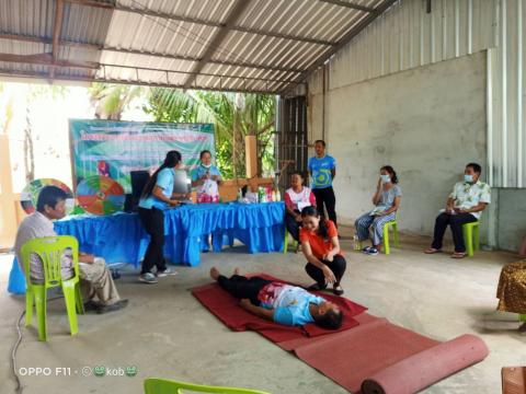 โครงการอบรมหมอหมู่บ้านในพระราชประสงค์ หมู่ที่1 ประจำปี 2563